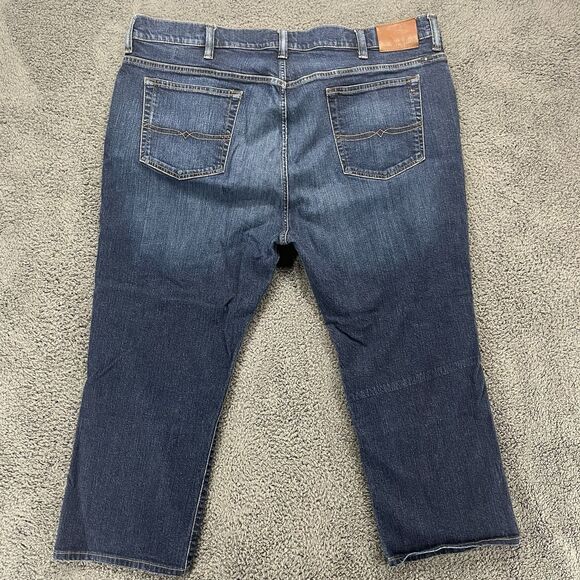 Lucky Brand Jeans Mens 46x30 Blue Medium Wash 181 Relaxed Straight Stretch Preps - Picture 7 of 8